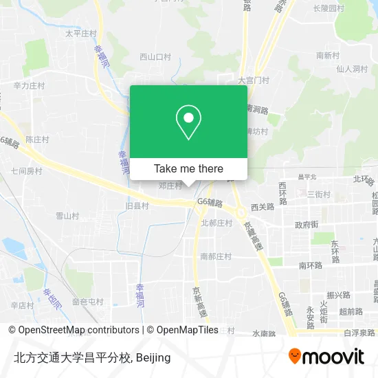北方交通大学昌平分校 map