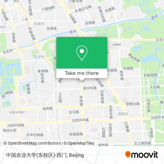 中国农业大学(东校区)-西门 map