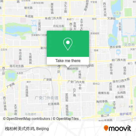 槐柏树美式炸鸡 map