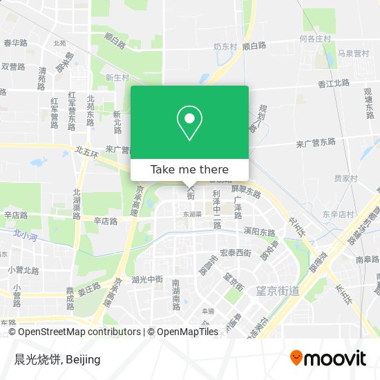 晨光烧饼 map