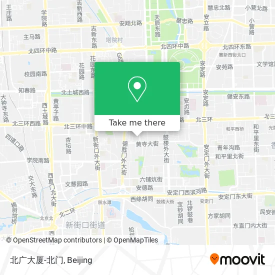 北广大厦-北门 map
