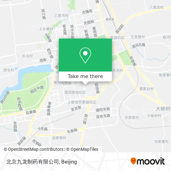 北京九龙制药有限公司 map