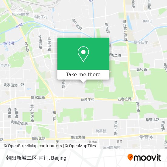朝阳新城二区-南门 map