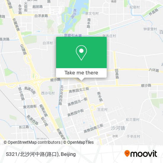 S321/北沙河中路(路口) map