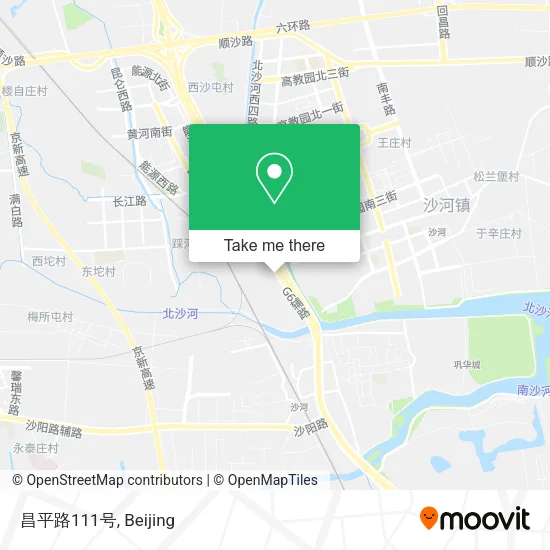 昌平路111号 map