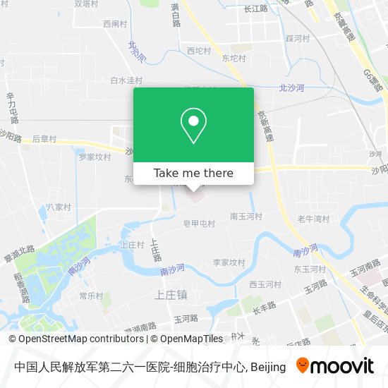 中国人民解放军第二六一医院-细胞治疗中心 map