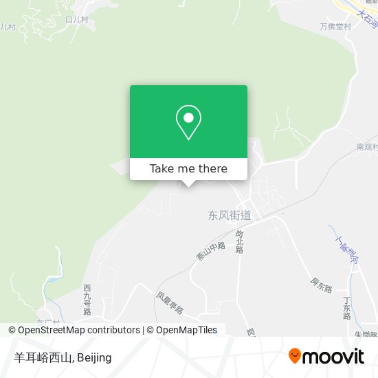 羊耳峪西山 map