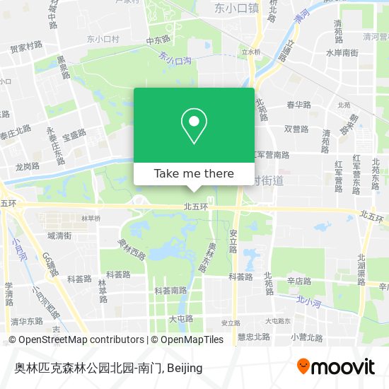 奥林匹克森林公园北园-南门 map