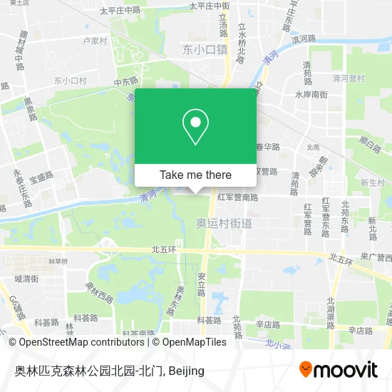 奥林匹克森林公园北园-北门 map