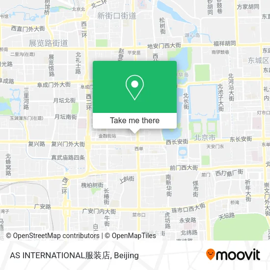 AS INTERNATIONAL服装店 map