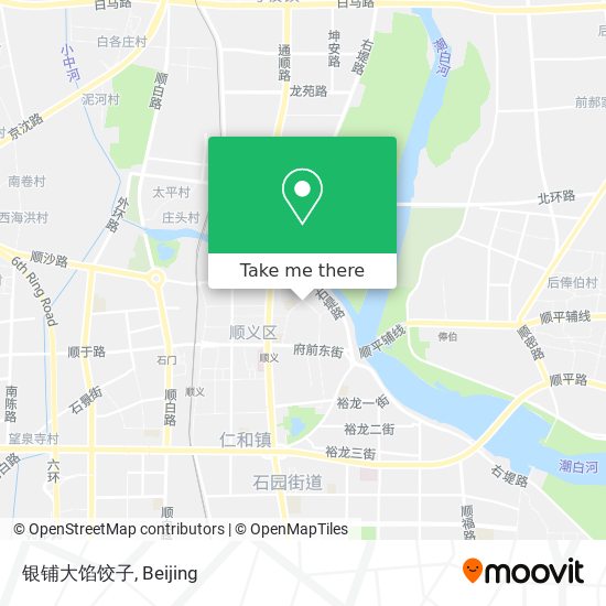 银铺大馅饺子 map