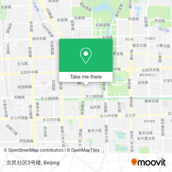 京民社区3号楼 map