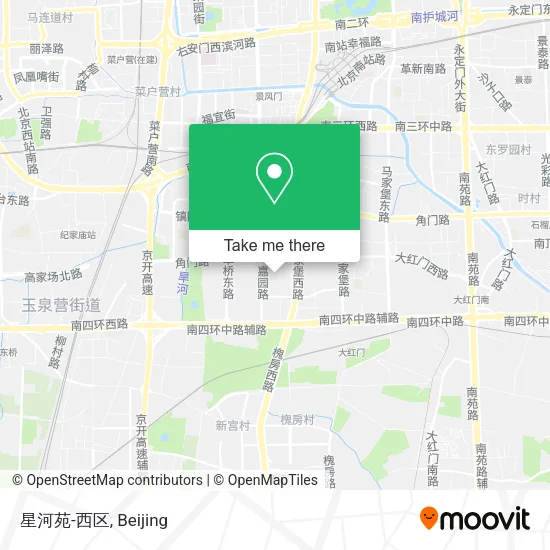 星河苑-西区 map