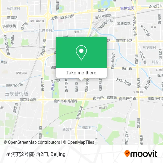 星河苑2号院-西2门 map