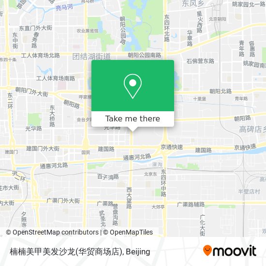 楠楠美甲美发沙龙(华贸商场店) map