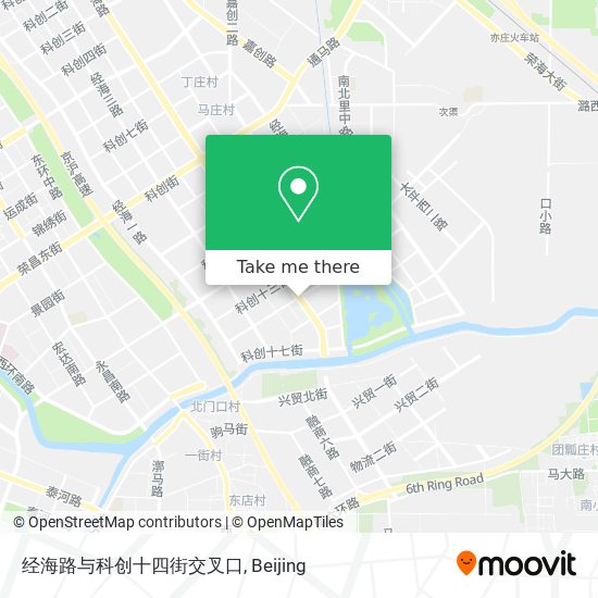 经海路与科创十四街交叉口 map