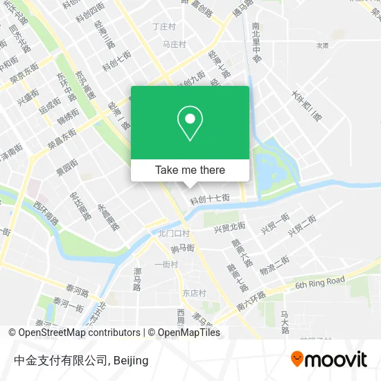 中金支付有限公司 map