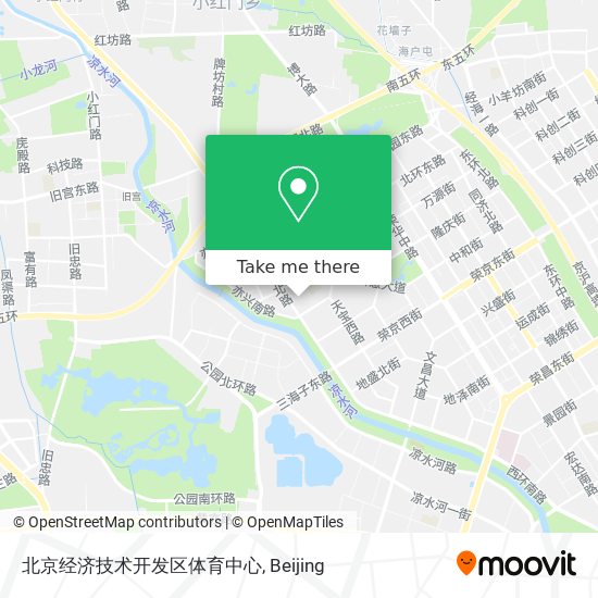 北京经济技术开发区体育中心 map