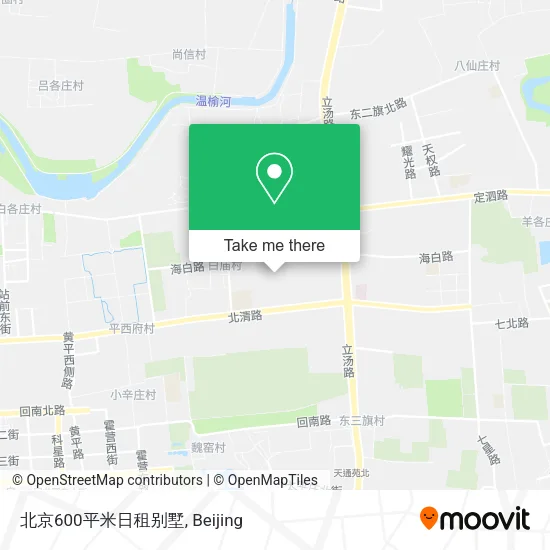 北京600平米日租别墅 map