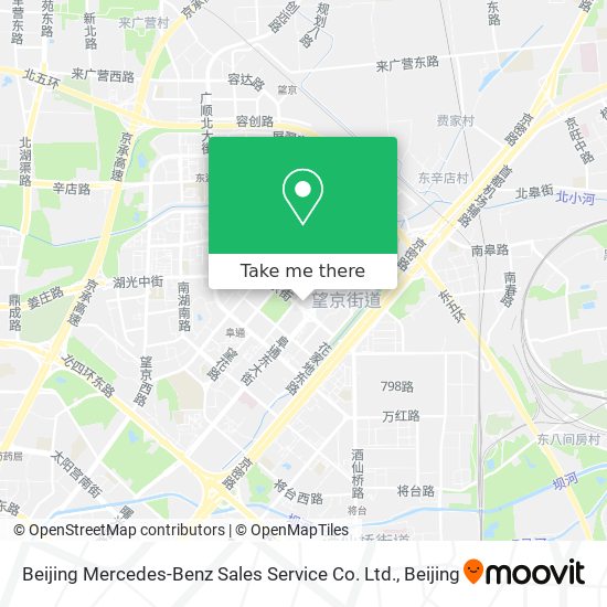 Beijing Mercedes-Benz Sales Service Co. Ltd. map