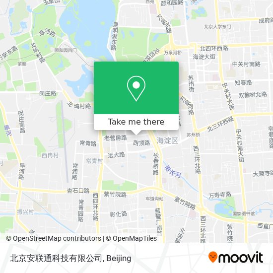 北京安联通科技有限公司 map