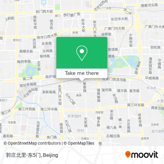 郭庄北里-东5门 map