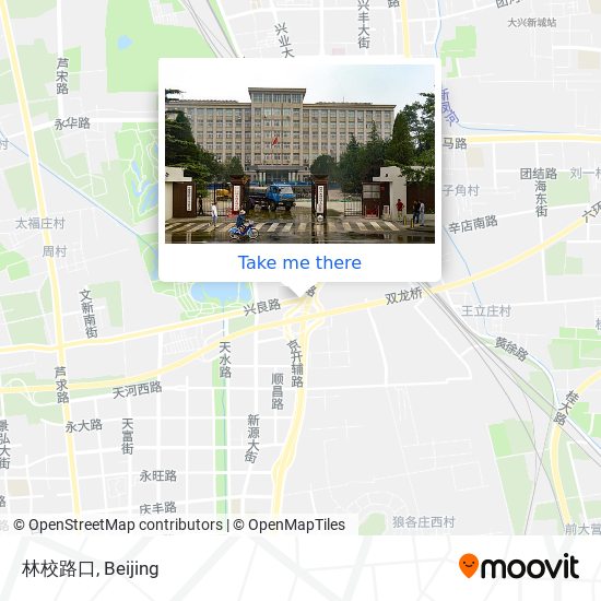 林校路口 map