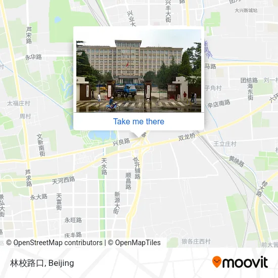 林校路口 map