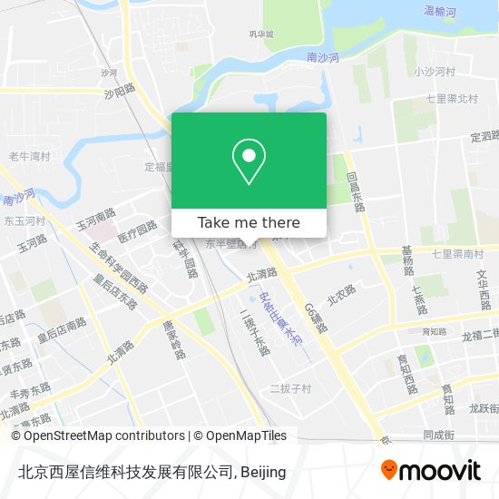 北京西屋信维科技发展有限公司 map