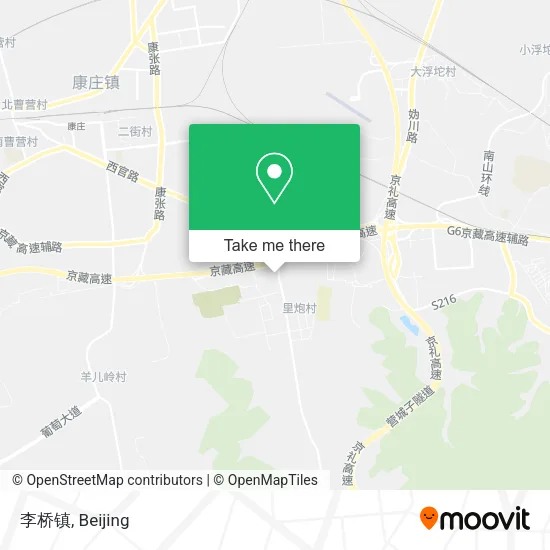 李桥镇 map