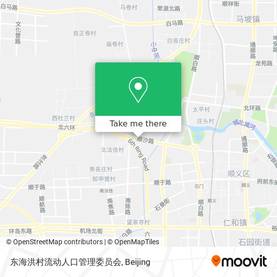 东海洪村流动人口管理委员会 map