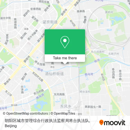 朝阳区城市管理综合行政执法监察局将台执法队 map