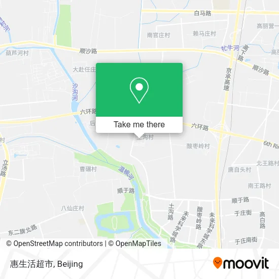 惠生活超市 map