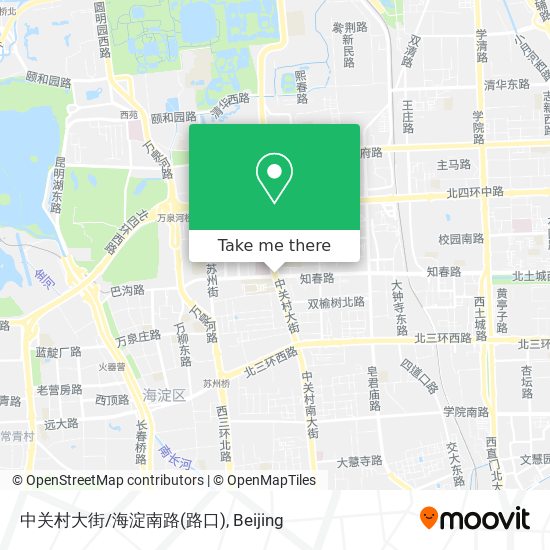 中关村大街/海淀南路(路口) map