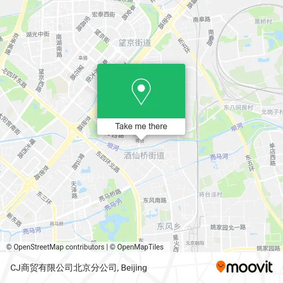 CJ商贸有限公司北京分公司 map