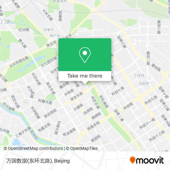 万国数据(东环北路) map