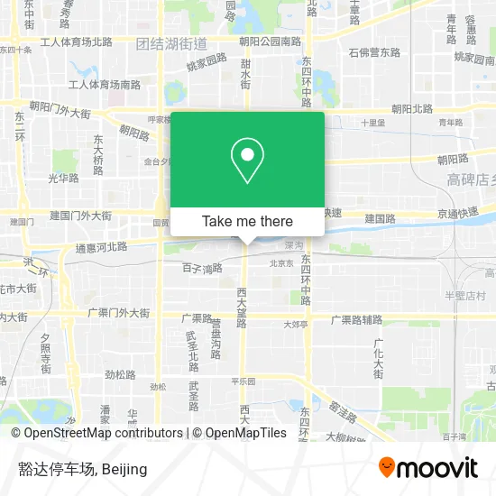 豁达停车场 map