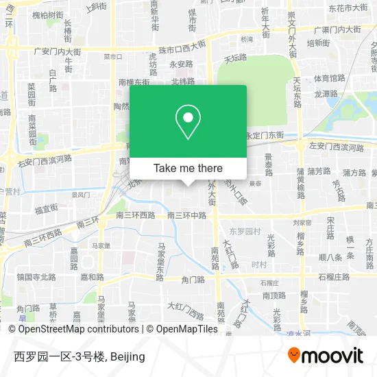 西罗园一区-3号楼 map