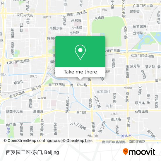 西罗园二区-东门 map