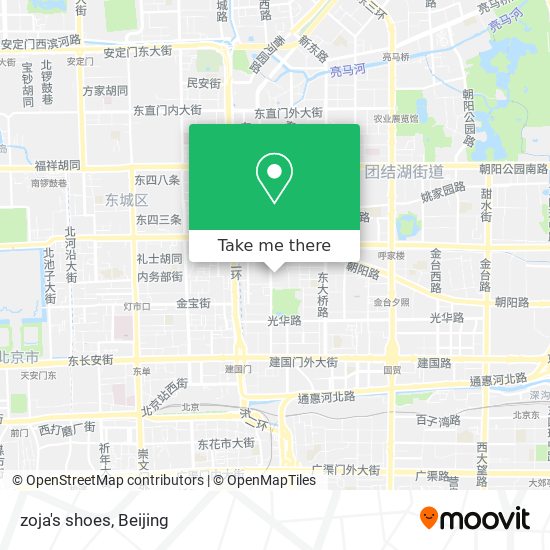 zoja's shoes map