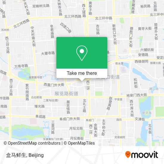 盒马鲜生 map