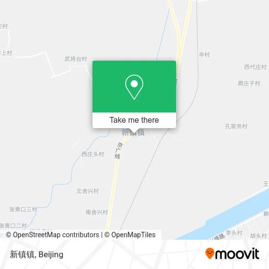新镇镇 map