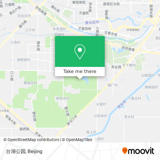 台湖公园 map