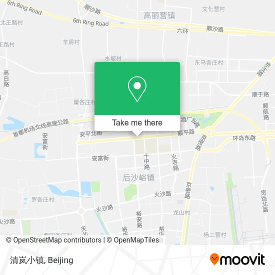 清岚小镇 map