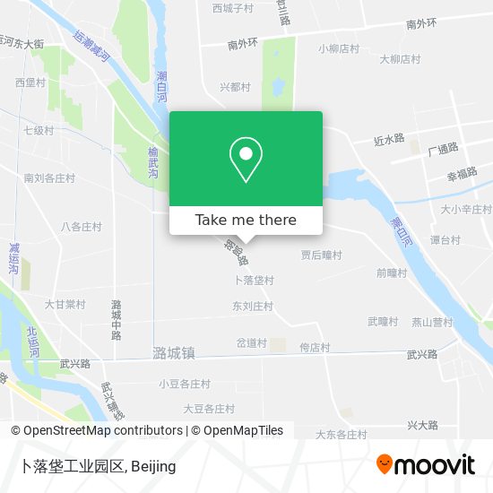 卜落垡工业园区 map