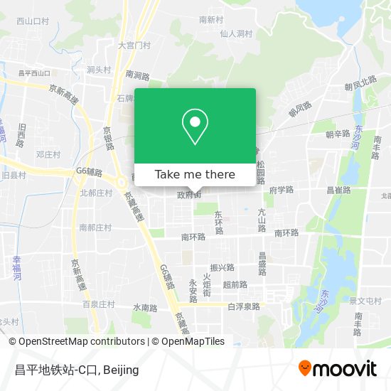 昌平地铁站-C口 map