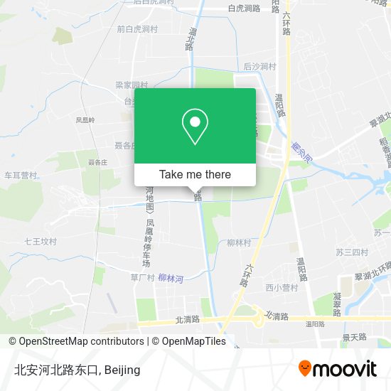 北安河北路东口 map
