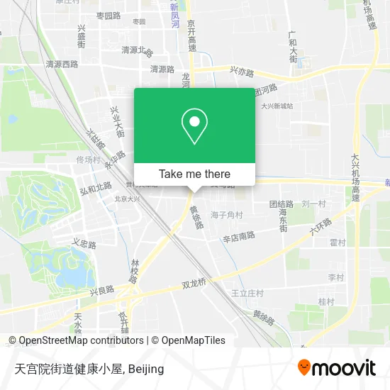 天宫院街道健康小屋 map