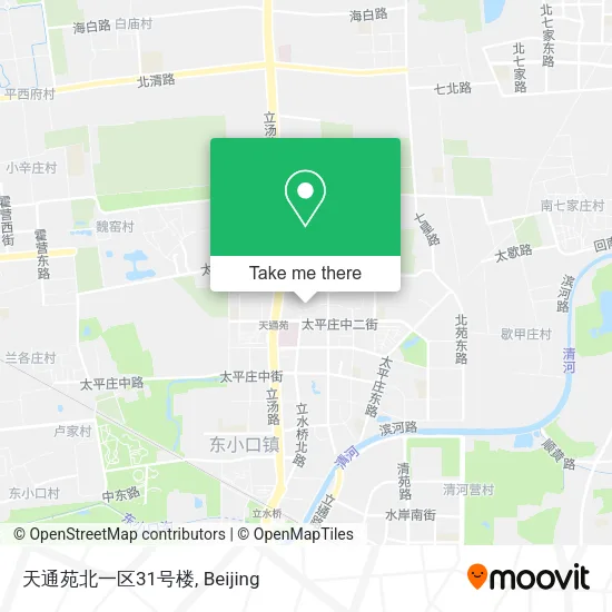 天通苑北一区31号楼 map