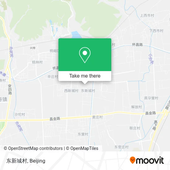 东新城村 map